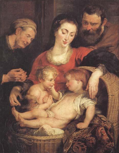 Peter Paul Rubens Holy Family with St.Elizabeth China oil painting art